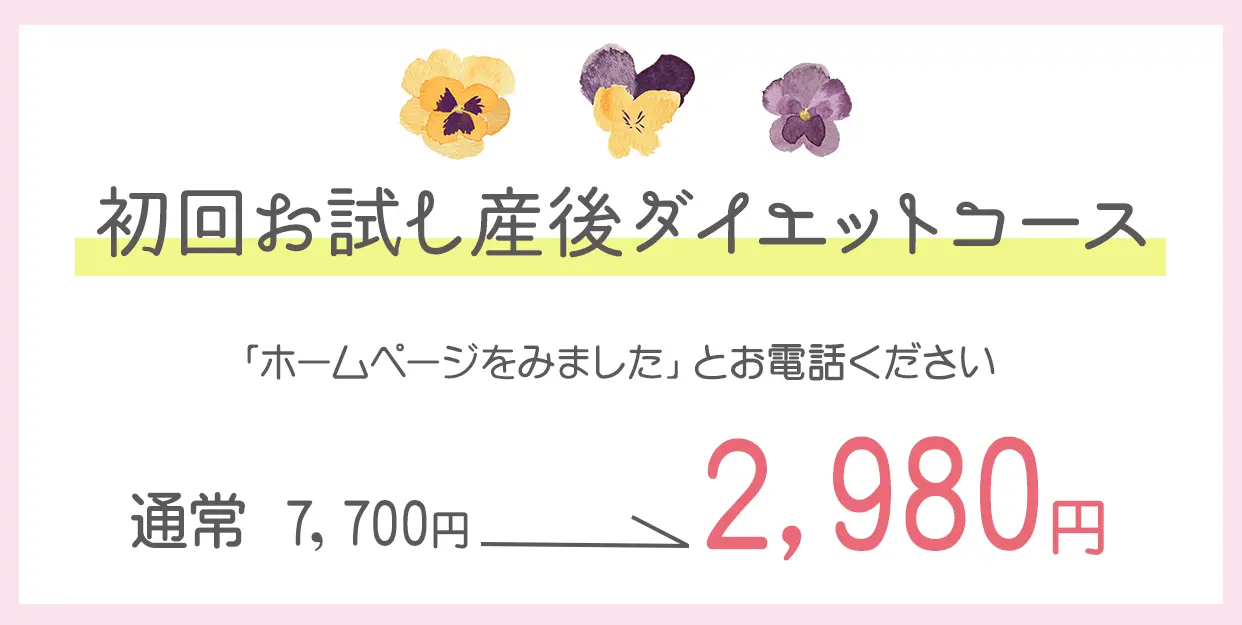 ダイエットCPバナー2980円